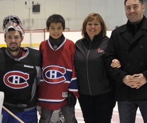 Carey Price Meets Trent Leon at Anahim Lake