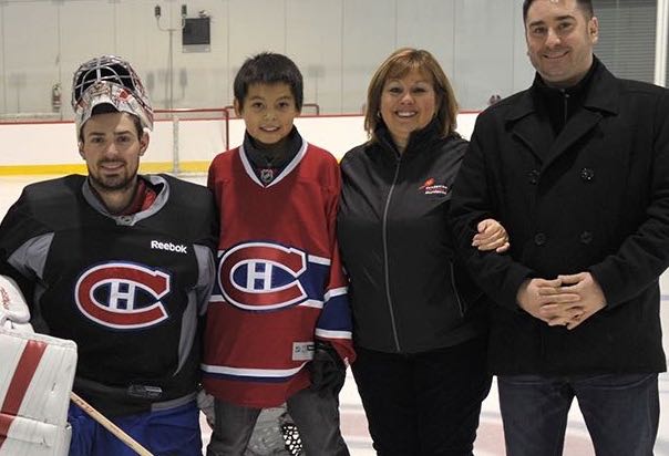 Carey Price Meets Trent Leon at Anahim Lake